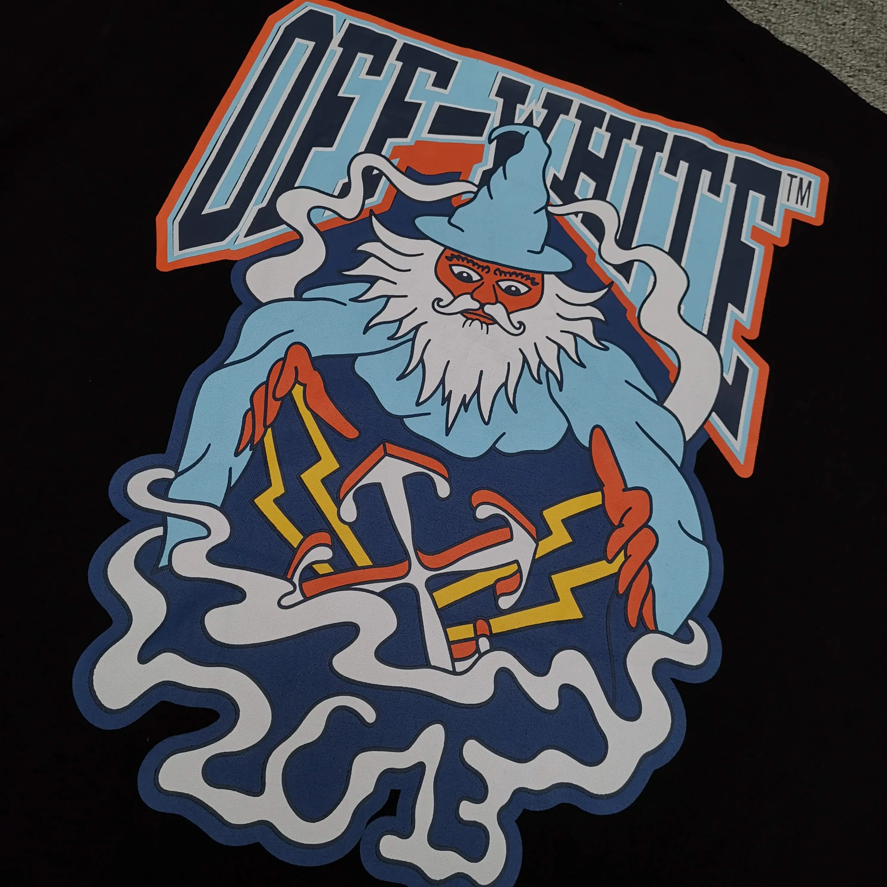 Off white top version, new snowman loose version short-sleeved T-shirt Size: S M L XL Color: Black White P240